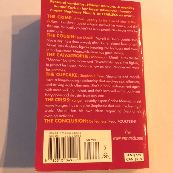 ⭐️5 for $15⭐️ Fearless Fourteen bu Janet Evanovich | Book - Picture 2 of 2